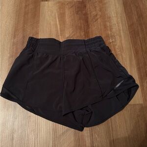 Lulu Lemon Women's Black Athletic Shorts